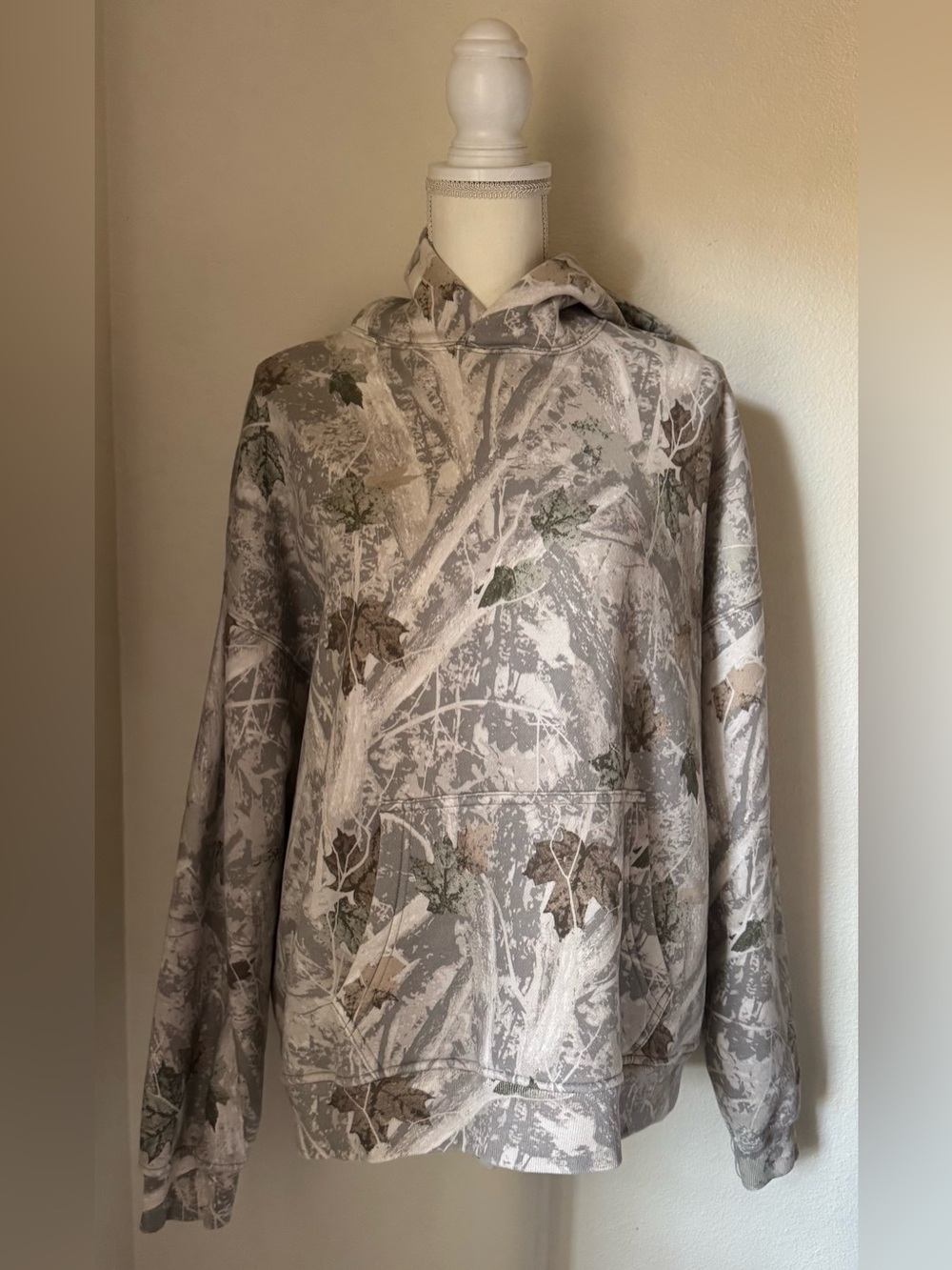 Abercrombie & Fitch Soft Essentials Camouflage Hoodie Men’s Oversized Sz Large